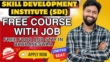 Free Course with Job Guarantee in Odisha | SDI Bhubaneswar Admission, Hostel & 100% Placement