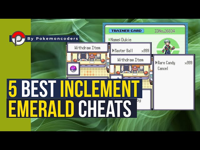 Cheat code for Pokémon Emerald → Full List and Guide 【2023】