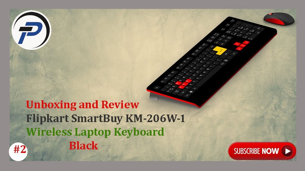 Unboxing and review Flipkart SmartBuy KM206W1 Wireless Laptop Keyboard (Black) YouTube