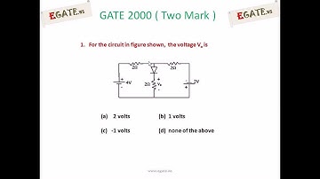 Problem on Diode applications - GATE 2000 ECE - (Electronic Devices) - www.egate.ws