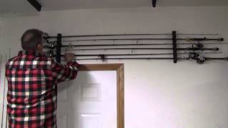 Here is a short video on some mounting options for fishing rod racks to keep your rods neatly stored and out of the way. Berkley Rod 