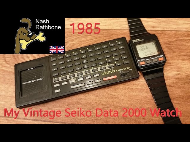 My Vintage Seiko Data 2000 Watch - YouTube
