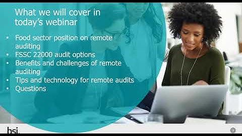 REPLAY Webinar FSSC 22000 audit options during COVID-19