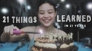 21 Things I've Learned in 21 years | Hannah Kathleen