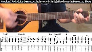 Black Pearl Unplugged 20th Anniversary Blend Rhythm Guitar Lesson Preview