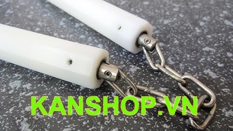 Côn nhị khúc | 8 cạnh đều | Đầu nhỏ đuôi to | Dây dù - Khớp xoay | Kanshop.vn