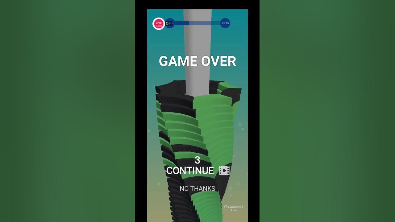 Live gaming setting a new world record in stack ball 3d l gaming 