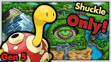 Can I Beat Pokemon White 2 with ONLY Shuckle? 🔴 Pokemon Challenges ► NO ITEMS IN BATTLE