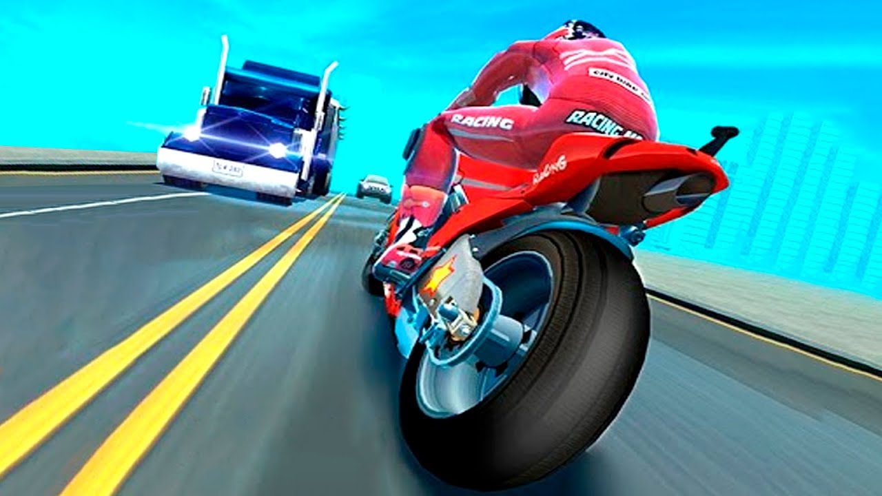 Bike Racing Games Highway Moto Rider 2 Gameplay Android game YouTube