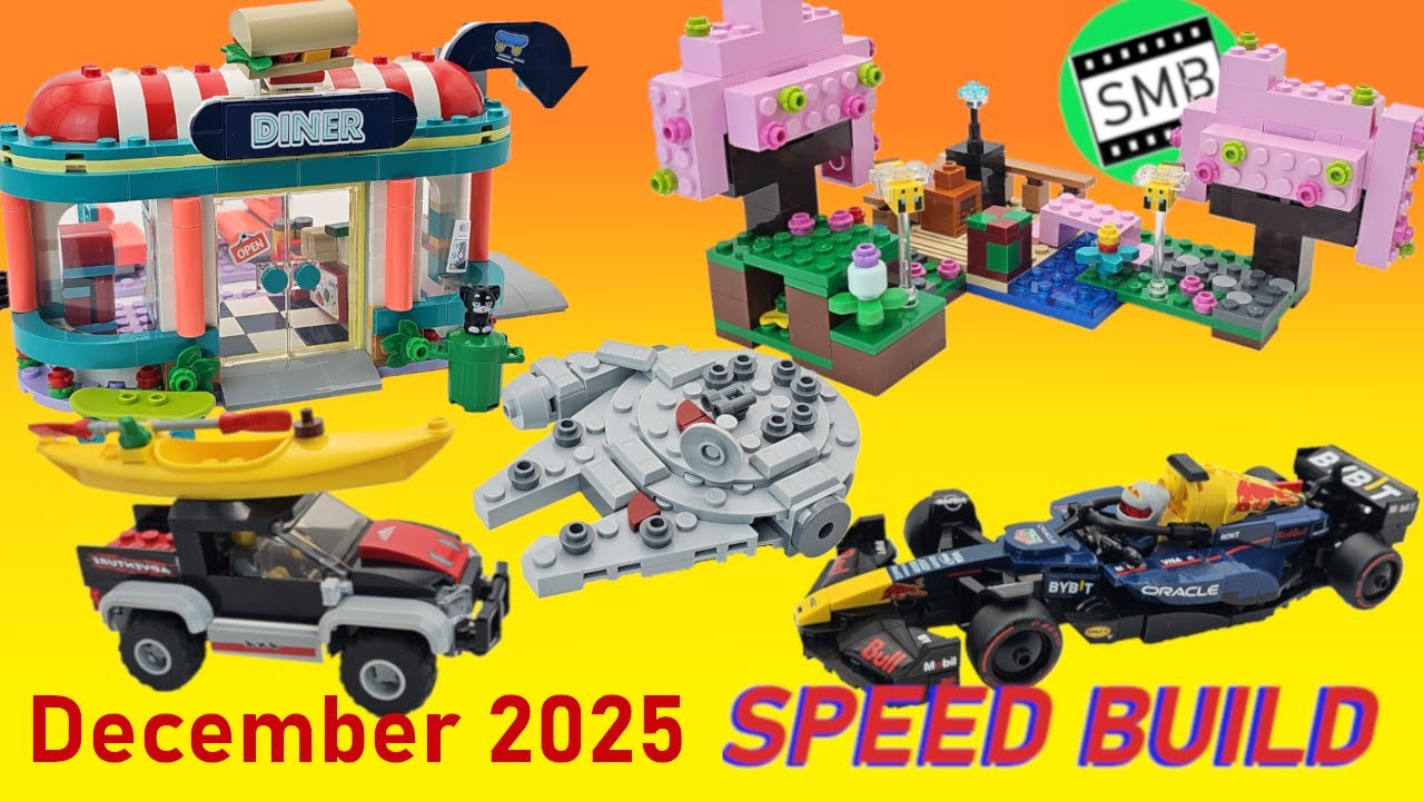 December 2025 LEGO speed build compilation