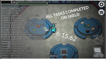 [6:15.62] All Task Speedrun - Skeld (Among Us)