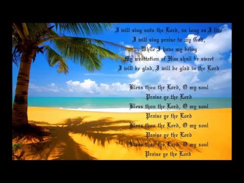 I Will Sing Unto The Lord Bless Thou The Lord | Donya Brockway Cover with lyrics
