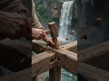 Escape the chaos, embrace the quiet. 🏔️ Custom building a life of pure freedom, one log at a time.