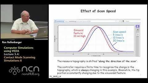 nanoHUB-U Fundamentals of AFM L5.4: Computer Simulations using VEDA - Contact Mode Scanning II