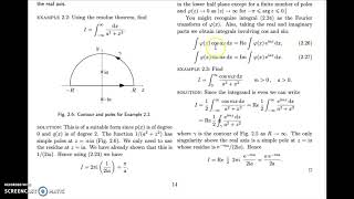 2.5 Evaluating definite integrals. Jordan's lemma