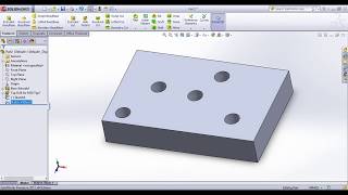 SolidWorks Tutorial in Tamil 37 : Sketch Driven Pattern | Part | Solid