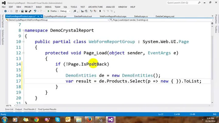 Crystal Reports in ASP.NET