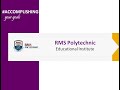 Client Tale 9 | RMS POLYTECHNIC [SIGMA] | #ACCOMPLISHING your goals
