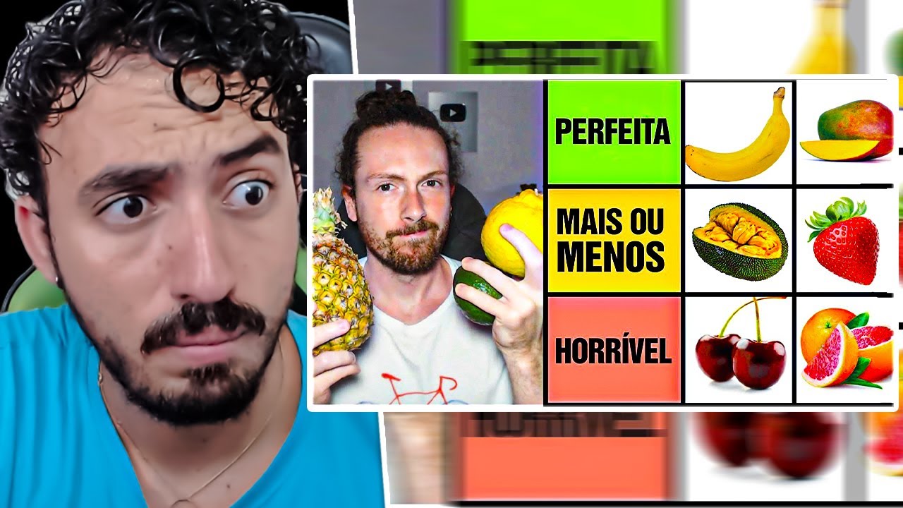 Dando nota pra TODAS as FRUTAS - Andrezitos | Leozin React