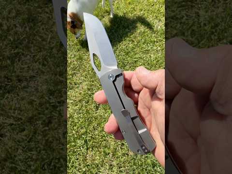 My Ti Tuesday carry McNees Knives hollow ground Magnacut Dixon knife with some of my touches