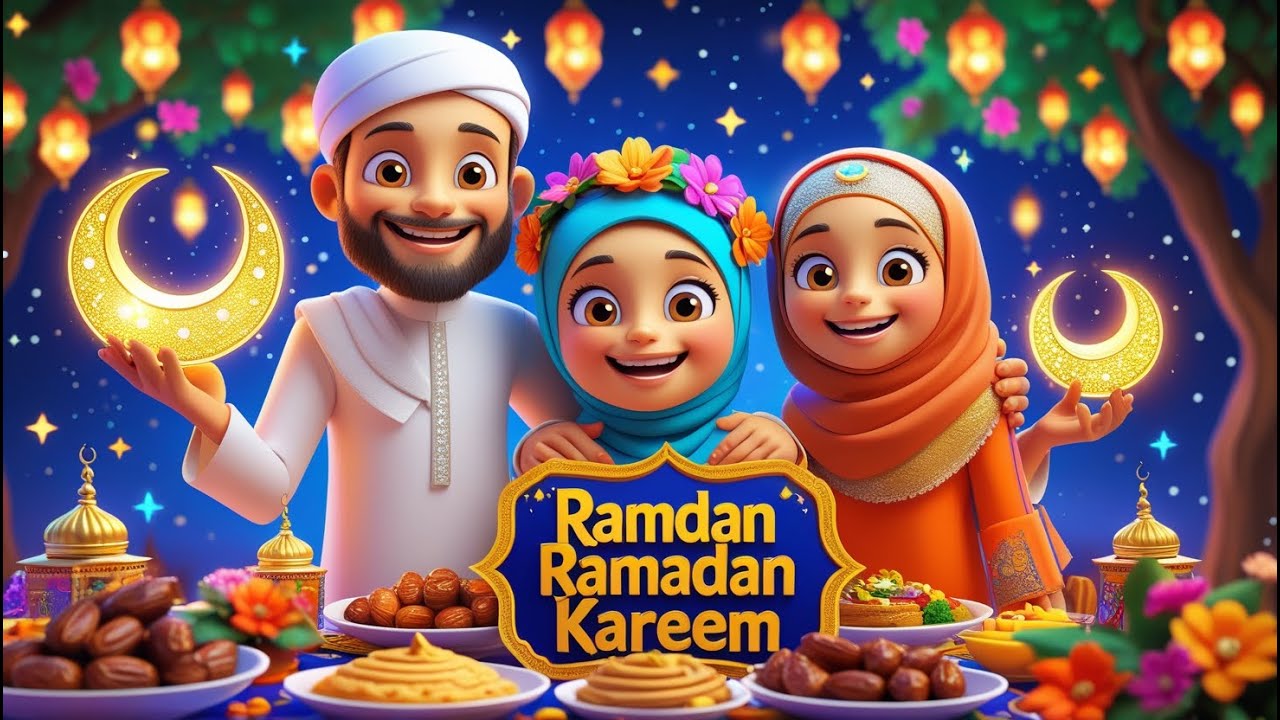 Islamic Song For Kids🌙 |Ramadan For Kids |What is Ramadan ? | Ramadan Around the World 🌍