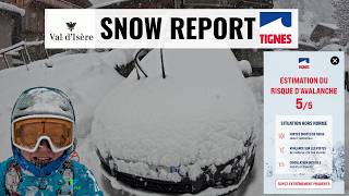 Over 1M Of Snow Serious Avalanche Risk Snow Report Tignes,Val Disère,Sainte-Foy 15Th Feb 2026