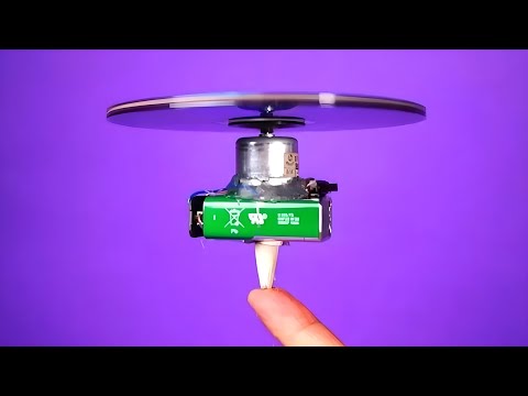 How to Make an Electric Gyroscope with disk drive
