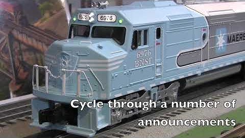 MTH 30-20538-1 BNSF (Maersk - Sealand) Diesel Engine