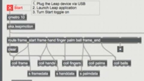 MAX MSP 7: GETTING STARTED WITH LEAP MOTION