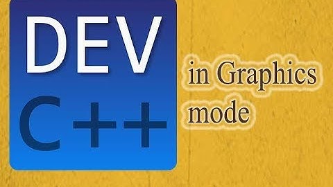 How to configure Dev C++ in graphics mode