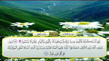 41 سورة فصلت مع فضيله الشيخ خالد الجليل