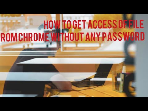 How to get direct access of internal storage by chrome without any password