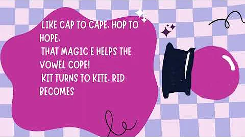 Orton-Gillingham Magic E Rap Song