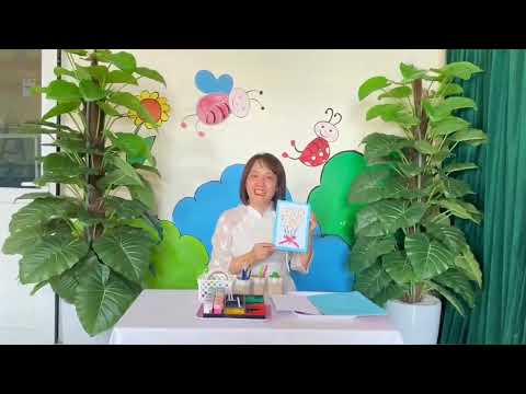 Dạy trẻ làm bưu thiếp 20 -11 -Nguyễn Thị Phương Thảo- 4 tuổi