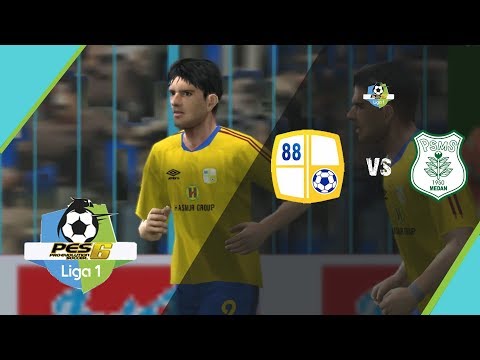 angkot88 x eos77 - Barito Putera vs PSMS Medan - Liga 1 PES 6 Liga Indonesia #Pekan 1