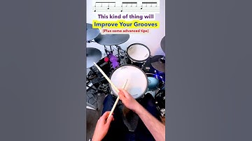 This kind of thing will Improve Your Grooves - DRUM LESSON #drums #drumnotation #drumlesson