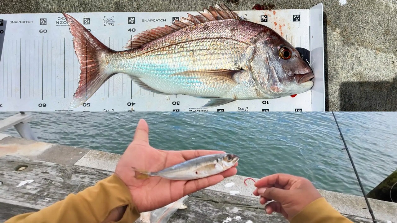 How to Strayline from a Wharf in Auckland | 51 cm Snapper! - YouTube