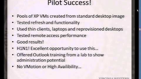 VMware world  DV7959-The Benefits of VDI and Implementation Strategies for Education