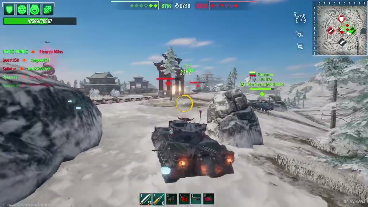 Today's Final Battle... bye bye.... tank force~!!