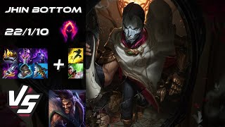 BOTTOM Jhin vs Draven - NA Challenger Patch 14.10