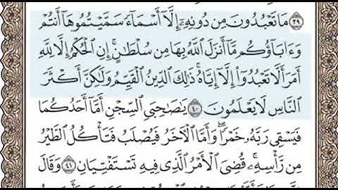 سورة يوسف الصفحة 240 الشيخ محمد صديق المنشاوي