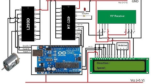 RF based DC motor control
