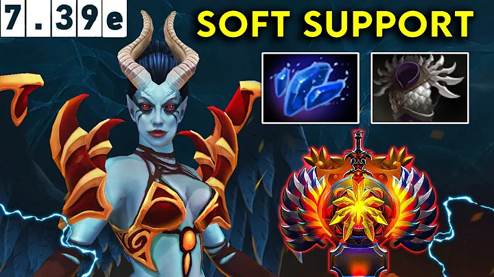Queen Of Pain Immortal Soft Support Insane Support - Dota 2 Patch 7.39e Pro Pub Gameplay