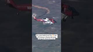 Santa Ana winds and dry weather caused multiple brush fires in San Diego #wildfire #santaanna
