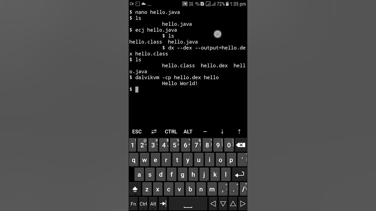 Write and Run JAVA code in Android smartphone in Terminal (TERMUX ...