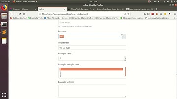 jQuery - show/hide password