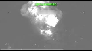 U.S. Central Command releases a video that shows U.S. military strikes on Iranian military targets