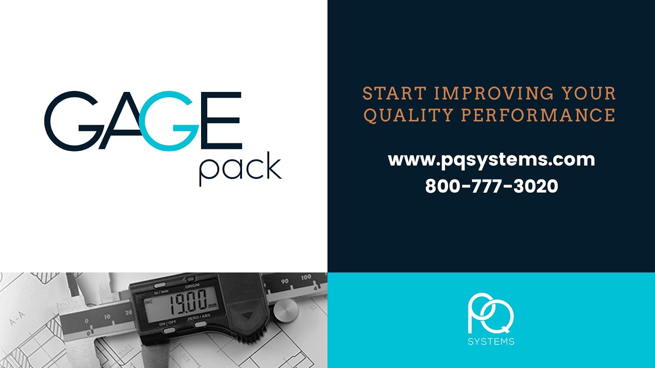 GAGEpack gage management software YouTube