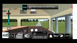 Train sim pro game / EDM 70AC Lokomotive / how to drive train / universe game screenshot 3