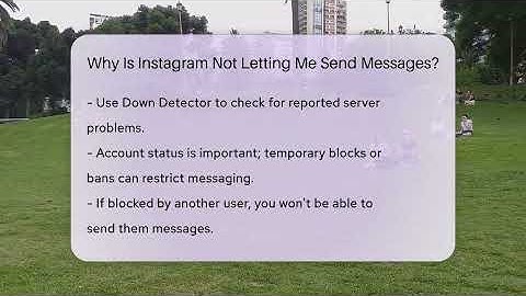 Why Is Instagram Not Letting Me Send Messages? - Everyday-Networking